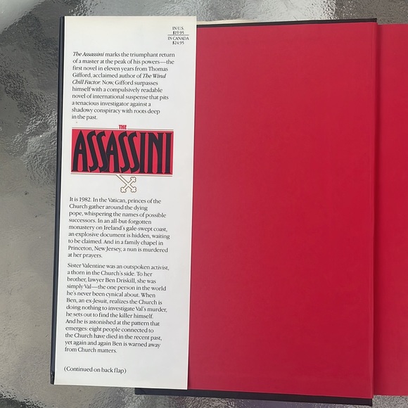The Assassini - Thomas Gifford. Suspense. Hardcover. Fiction - Picture 4 of 9